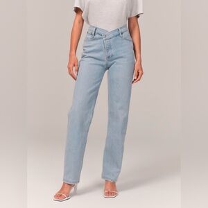 Abercrombie & Fitch The Dad High Rise Curve Love Jeans | Size 25 Short